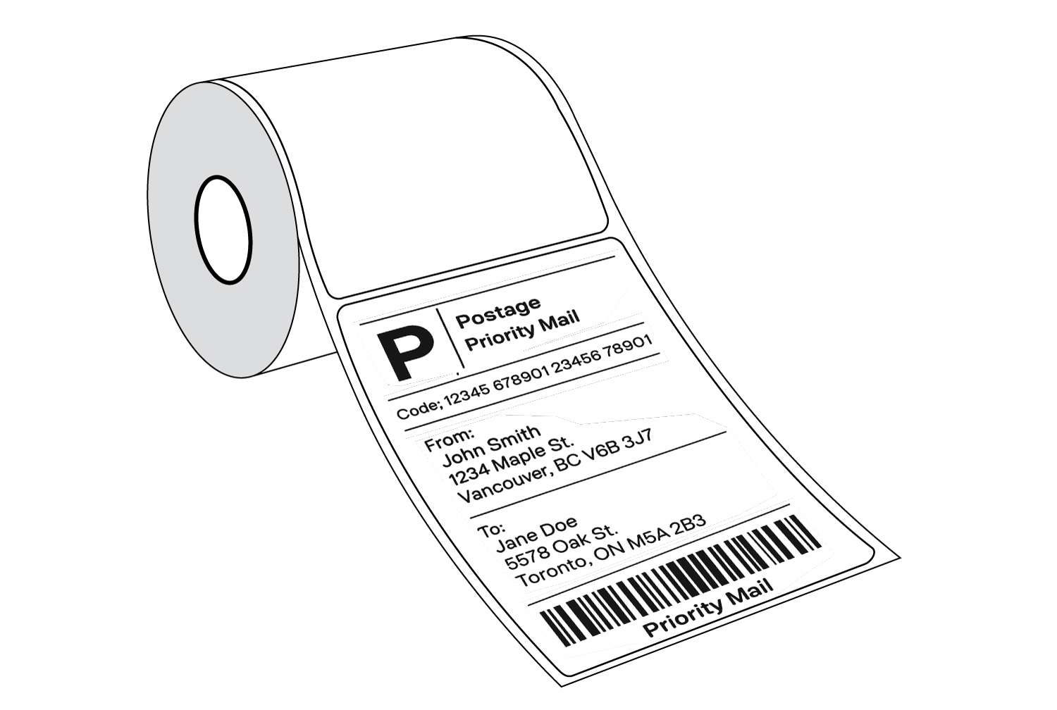Home Thermal Labels